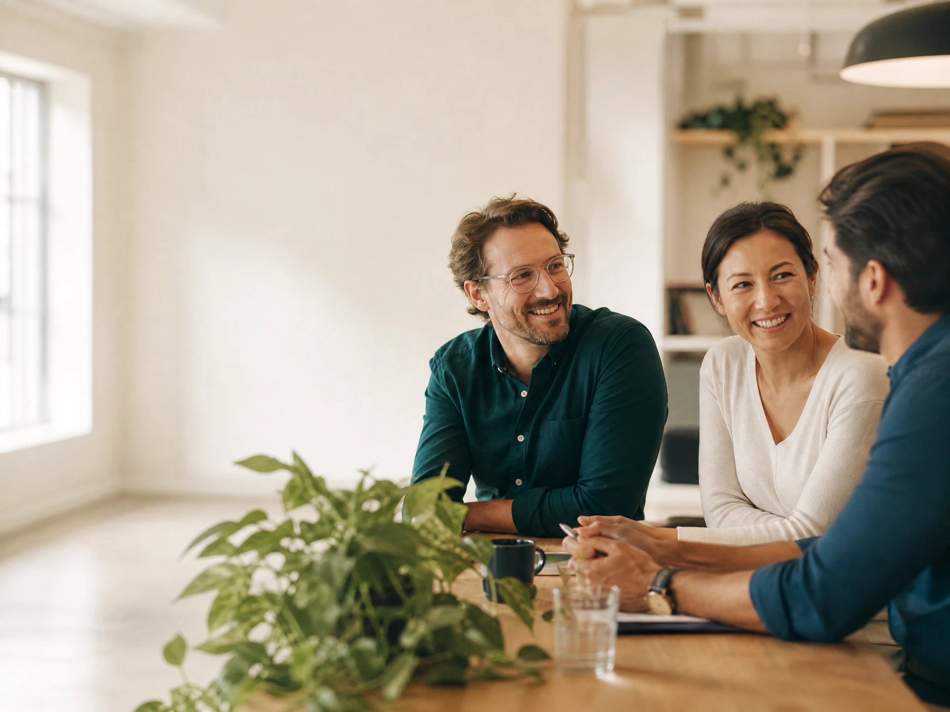 Gesunde Mitarbeiter im Team